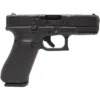 GLOCK 45 Gen5 9mm semi-automatic pistol featuring a custom Tiger Engraving slide, polymer frame, Glock Marksman Barrel, fixed sights, and high-capacity magazine.