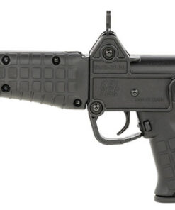 Kel-Tec SUB-2000 9mm folding carbine with a 16.25-inch barrel, polymer M-LOK forend, Smith & Wesson magazine compatibility, and 10-round magazine.
