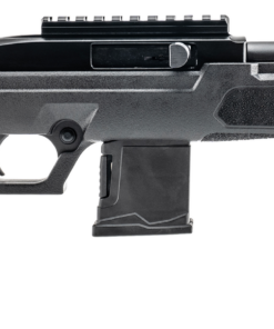 Rossi RS22 Compact semi-automatic .22 LR tactical pistol featuring a 6-inch threaded barrel, AR-style grip, Picatinny rail, manual safety, and 10-round magazine.