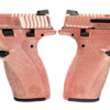 Smith & Wesson M&P Bodyguard 2.0 micro-compact pistol chambered in .380 ACP featuring a Rose Gold Hi Gloss finish, manual safety, 2.75-inch barrel, and 12-round magazine.