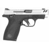 Smith & Wesson Bodyguard 2.0 .380 ACP micro-compact pistol with a 3.1-inch compensated barrel, stainless steel slide, black polymer frame, manual safety, and 12+1 capacity.
