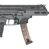 Springfield Armory Kuna 9mm semi-automatic pistol with 6-inch threaded barrel, roller-delayed operating system, Picatinny rail and 30-round magazine.