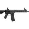 Tippmann M4-22 LTE .22 LR semi-automatic rifle with 16-inch threaded barrel, M-LOK handguard, adjustable stock and 25-round magazine.