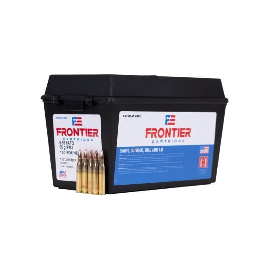 Alternative view of Hornady Frontier 5.56 NATO 55gr FMJ (XM193), 150 Rounds