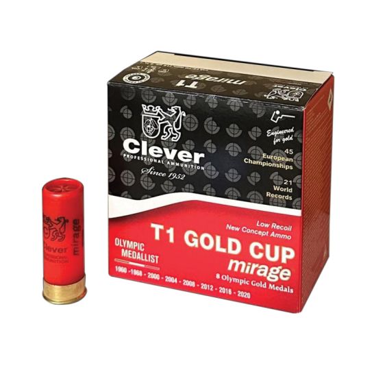 Clever Mirage T1 Super Target 12 gauge 2-3/4-inch #7.5 shot 1-ounce 250-round case