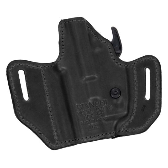Bianchi 58351 black leather right-hand OWB holster