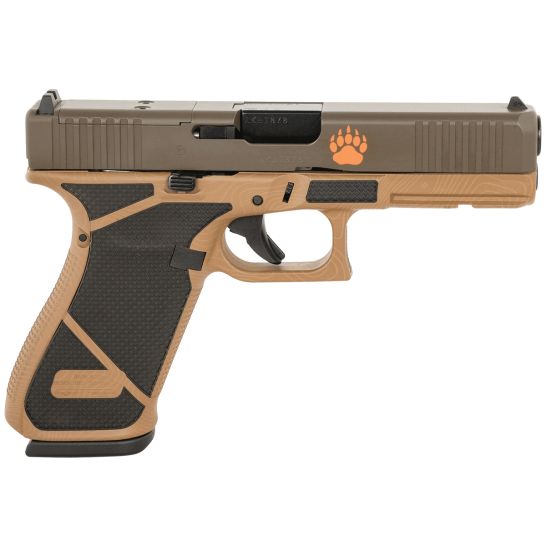 Glock G20 Gen5 MOS 10mm pistol in Grizzly Flat Dark Earth finish