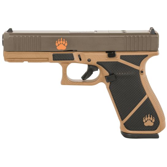 Glock G20 Gen5 MOS 10mm pistol in Grizzly Flat Dark Earth finish