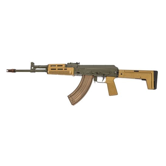 Sabre AK-47 GF4 rifle in Moss Green and Burnt Bronze with Plan B mount