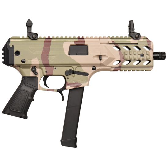 G-Force Arms Blade 6-inch 9mm semi-auto pistol with camouflage finish